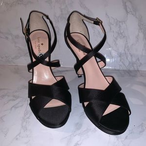 BNWOT Kate Spade Frances Satin High Heel Sandals